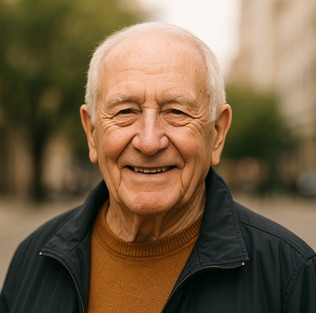 Older man testimonial